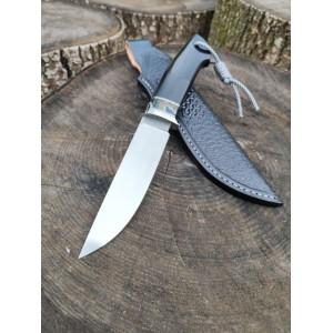 ЧОРНИЙ КЛИК ІІІ ніж ручної роботи майстра студії MV Knify, сталь N690™, 61 HRC. Photo 3